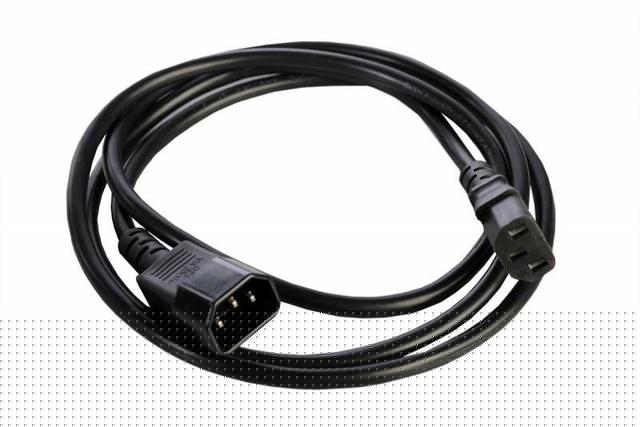 Шнур питания R-10-Cord-C13-C14-3 C13-С14 проводник. 3х1кв.мм 3м 220В 10А черн. Rem 892858