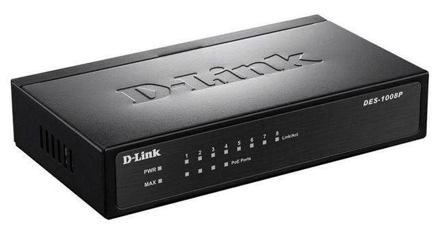 Коммутатор DES-1008P/C1A 8х100Mb 4PoE 52W неупр. D-Link 89960