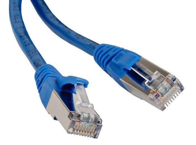 Патч-корд PC-LPM-STP-RJ45-RJ45-C5e-1.5M-LSZH-BL FTP экран. кат 5e 1.5м син. Hyperline 230091