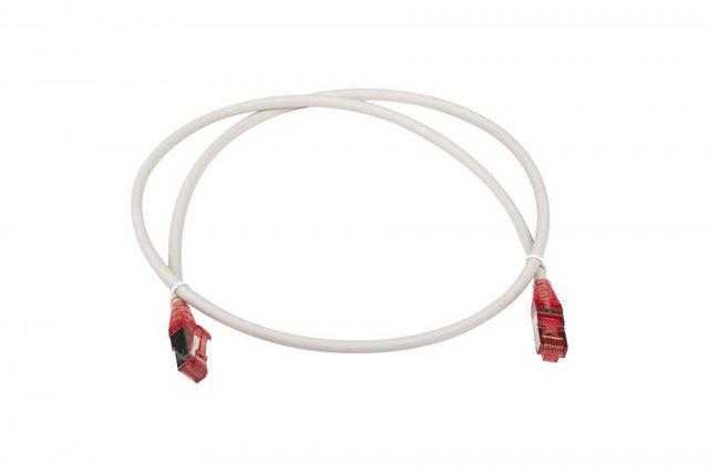 Патч-корд кат.5E F/UTP экранир. LSZH PC-LPM-STP-RJ45-RJ45-C5e-1M-LSZH-GY 1м сер. Hyperline 42308