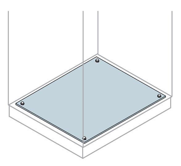 Панель нижняя фикс. 1000х600мм ABB EF1062