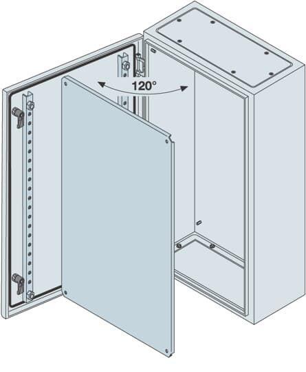 Корпус шкафа IP65 монтаж. плат. 1000х600х250 ABB SRN10625K