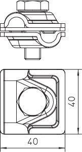 Соединитель для быстр. монтажа d 6-8/8-10 Vario медь 249 6-10 CU OBO 5311417