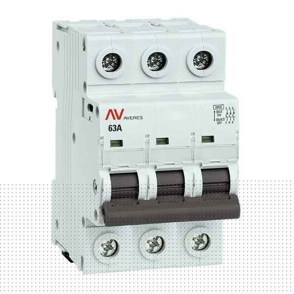 Выключатель нагрузки 3п 63A AVN AVERES EKF avn-3-63-av
