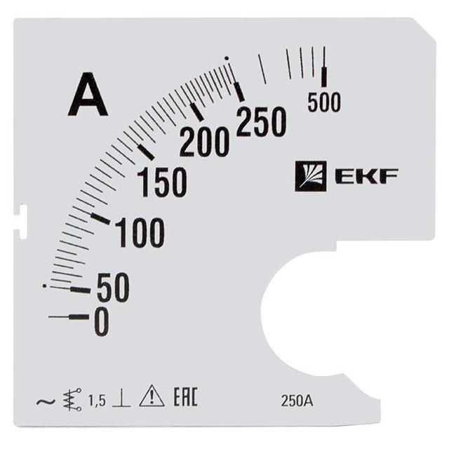 Шкала сменная для A961 250/5А-1.5 PROxima EKF s-a961-250