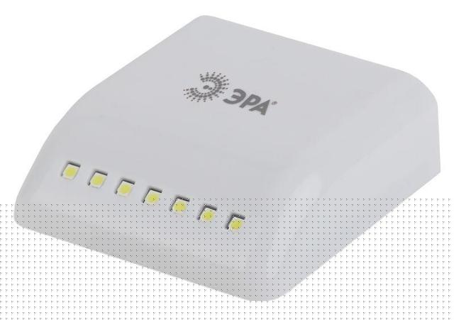 Фонарь SB-404 пушлайт-подсветка универс. в шкаф 7SMD LED сенсор 2хAAA блист. (10/120/2880) Эра Б0042658
