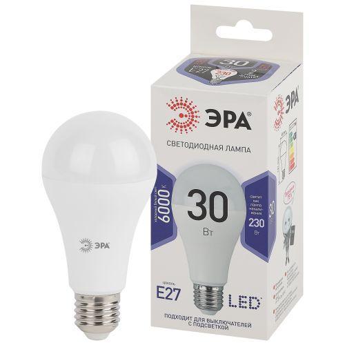 Лампа светодиодная LED A65-30W-860-E27 A65 30Вт груша E27 холод. бел. ЭРА Б0048017