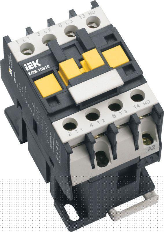 Контактор КМИ-11810 18А 400В/АС3 1НО IEK KKM11-018-400-10