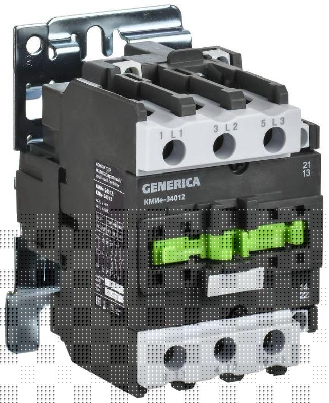 Контактор КМИе-34012 40А 230В/АС3 1НО; 1НЗ IEK KKME31-040-230-11