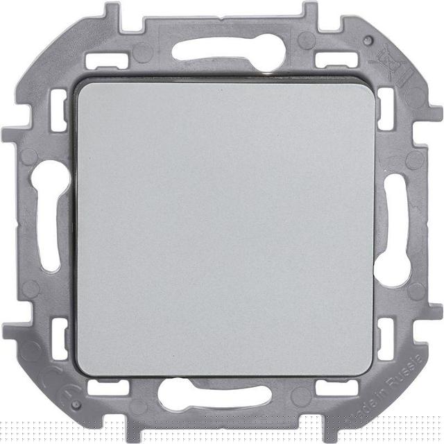 Выключатель 1-кл. Inspiria 10А IP20 250В 10AX механизм алюм. Leg 673602