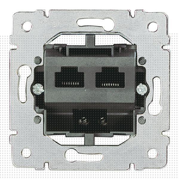 Розетка компьютерная 2-м Galea Life RJ45 кат.3 PRO21 механизм Leg 775936