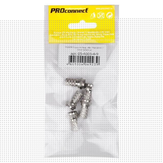 Разъем F-Разъем RG-6 "AB" (уп.5шт) PROCONNECT 05-4003-4-9