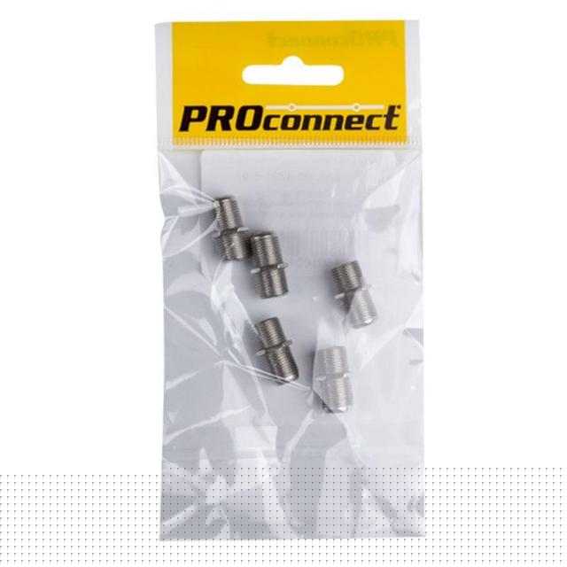 Переход гнездо F - гнездо F "БОЧКА" без кольца (уп.5шт) PROCONNECT 05-4201-6-9