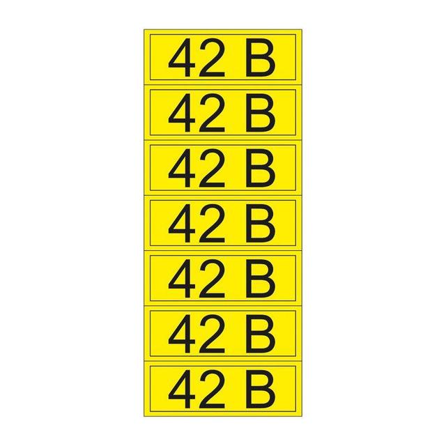 Наклейка знак электробезопасности "42В" 35х100мм Rexant 55-0003-1