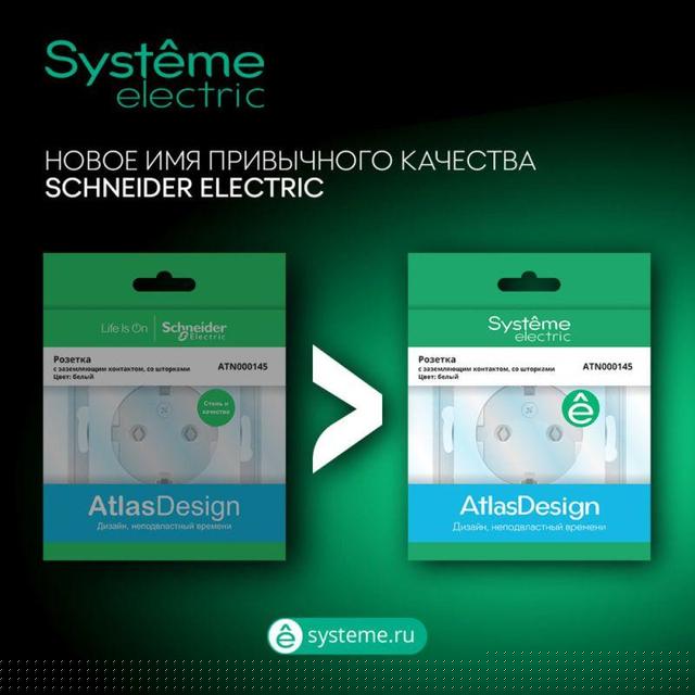 Вывод кабеля AtlasDesign механизм изумруд SE ATN000899