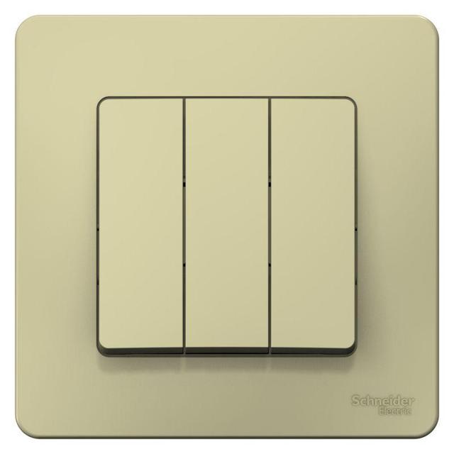 Выключатель 3-кл. СП Blanca 10А IP20 (сх. 1+1+1) 250В беж. SE BLNVS100507
