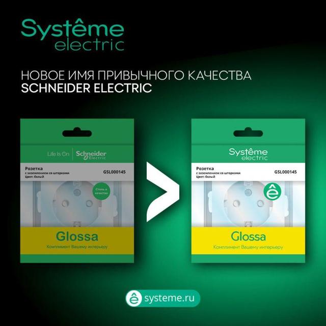 Вывод кабеля Glossa механизм бел. SE GSL000199