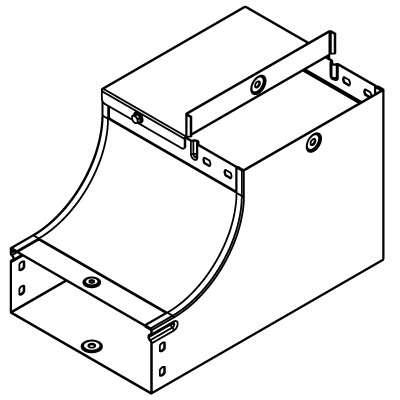 Угол для лотка вертикальный внутренний правый 90град. 150х50 CSSD 90 DKC 37662
