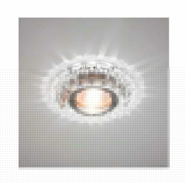 Светильник Bohemia LED 51 2 70 декор. из огран. стекла со светодиод. подсветкой MR16 прозр. ИТАЛМАК IT8527
