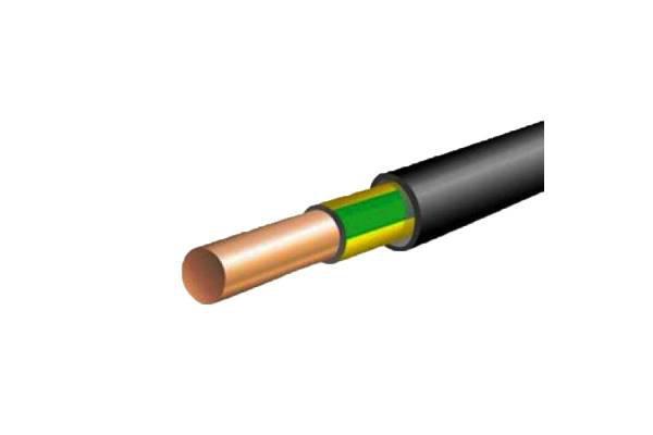 Кабель ВВГнг(А)-LS 1х6 0.66кВ Ж/З (бухта) (м) АЛЬФАКАБЕЛЬ 65601