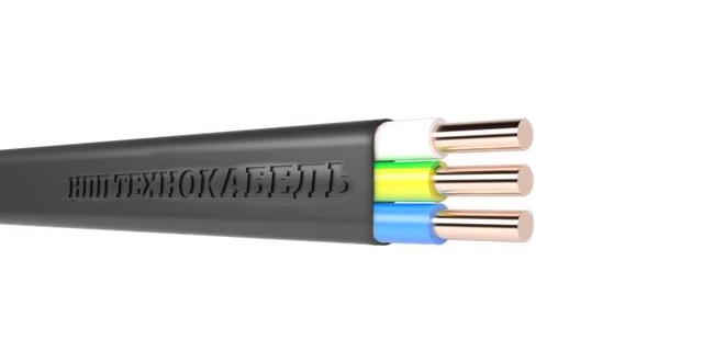 Кабель ВВГ-Пнг(А)-LSLTx 3х4 (N PE) 0.66кВ (м) Технокабель 00-00148375