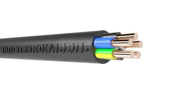 Кабель ВВГнг(А)-LSLTx 5х1.5 (N PE) 0.66кВ (м) Технокабель 00-00148414