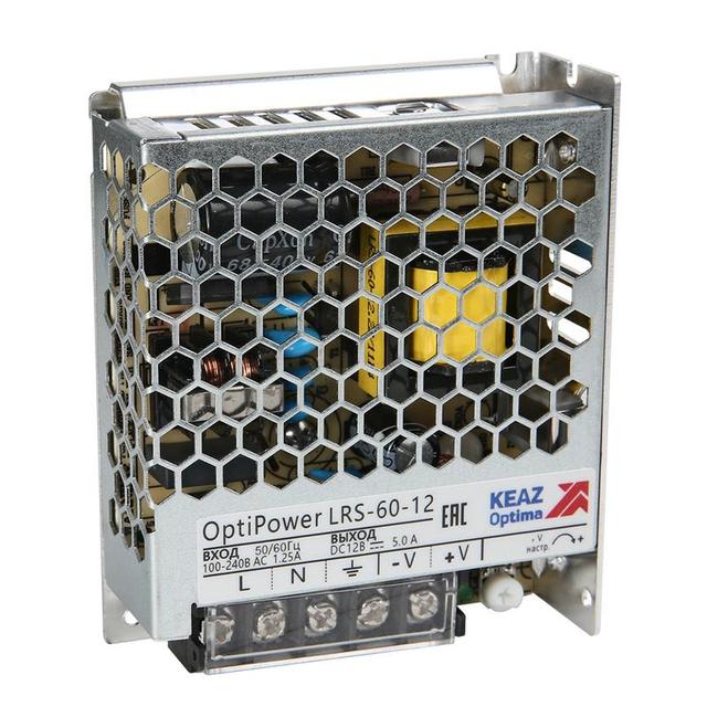 Блок питания панельный OptiPower LRS 60-24 2.5A КЭАЗ 328875