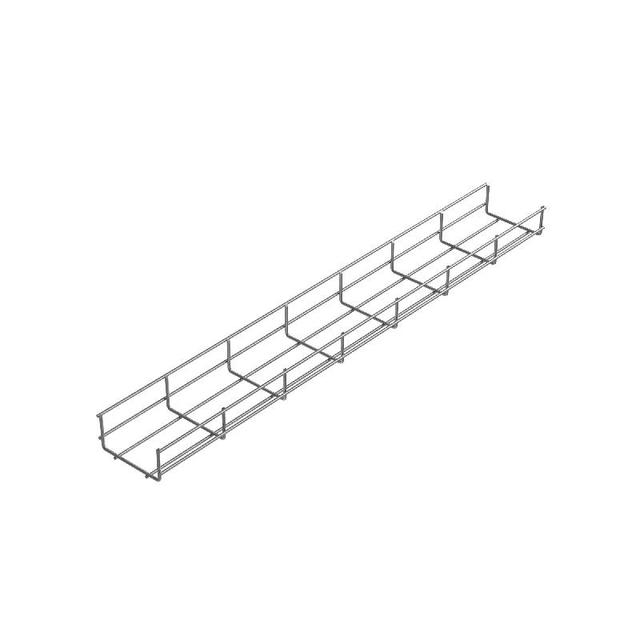 Лоток проволочный 100х60 L3000 сталь 4мм PL60-100-3000 оцинк. КМ LO0661