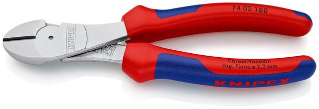 Бокорезы особой мощности L180 хром. KNIPEX KN-7405180