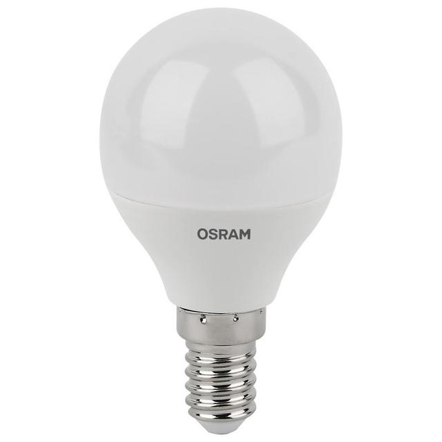 Лампа светодиодная LED Antibacterial 5.5Вт P шар матовая 4000К нейтр. бел. E14 470лм 220-240В угол пучка 200град. бактерицидн. покрыт. (замена 50Вт) OSRAM 4058075561618