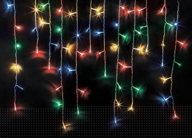 Гирлянда светодиодная "Бахрома" 93 642 NGF-D021-01 2х0.5м 100LED RGBY IP44 TR Navigator 93642