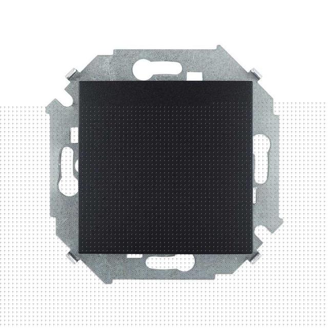 Выключатель 1-кл. 1п 2мод. СП Simon 15 16А IP20 250В винтов. зажим графит Simon 1591101-038