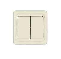Выключатель 2-кл. СП Валери 10А IP20 сл. кость UNIVersal Б-В0023