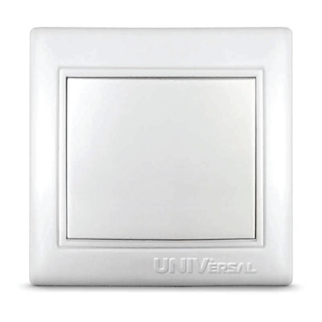 Выключатель 1-кл. СП Севиль 10А IP20 бел. UNIVersal С0021